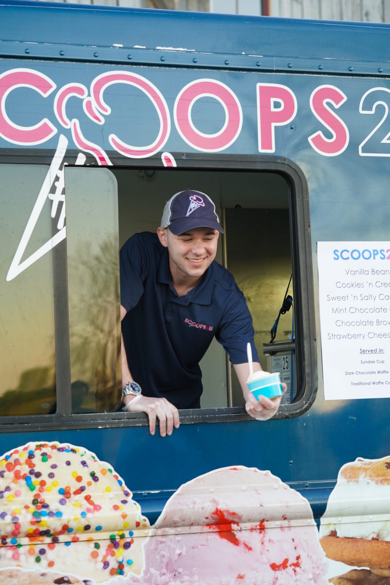 Ice Cream Truck with Sundaes