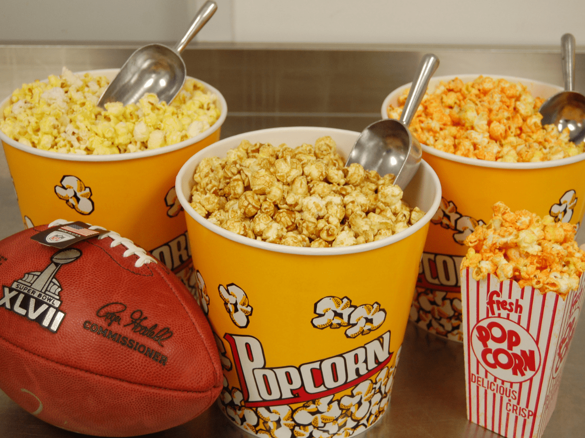 Football Popcorn Bar