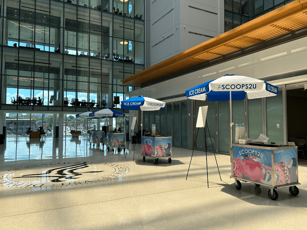 Ice Cream Carts in Lobby