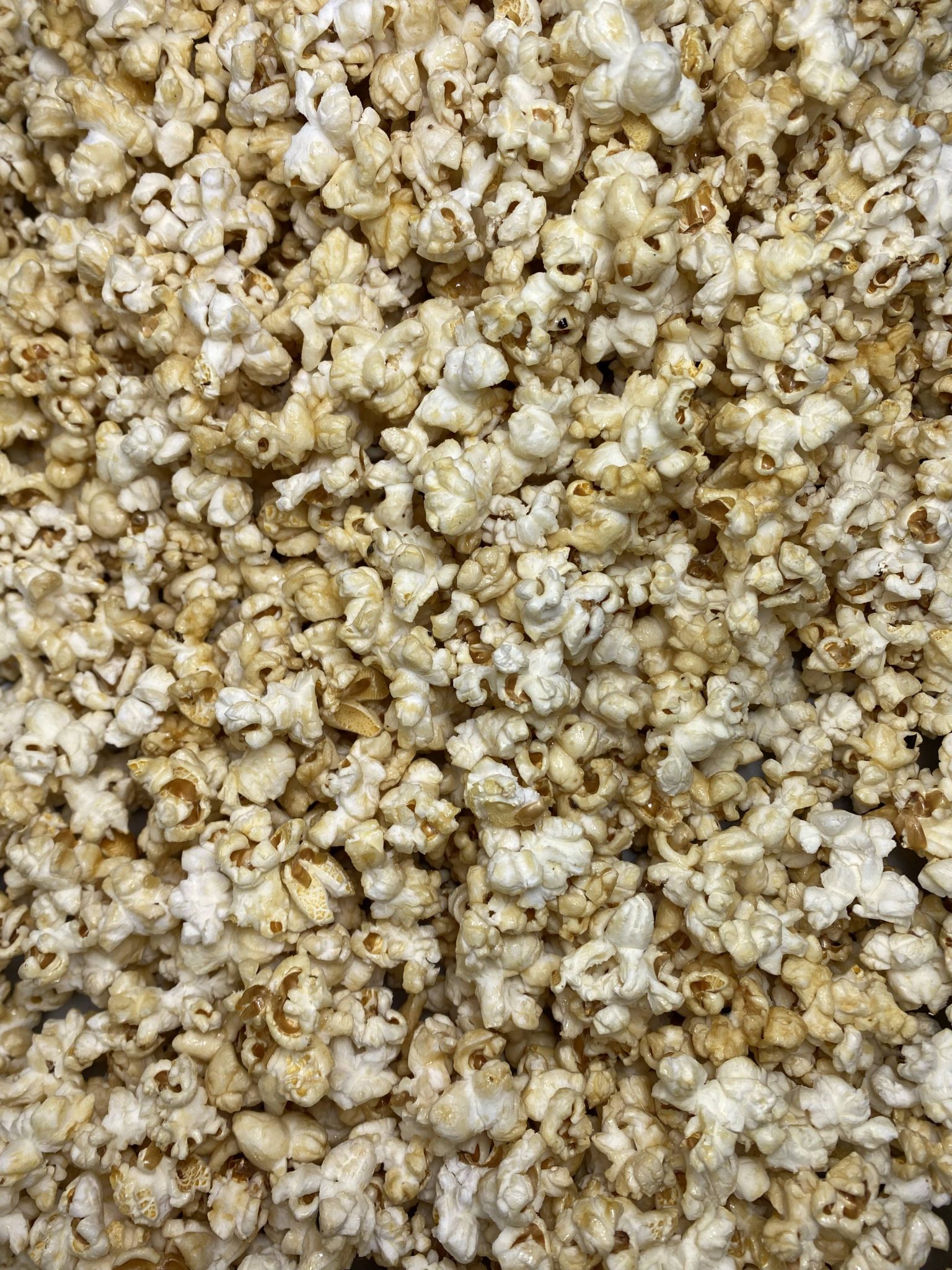 Kettle Popcorn Close up of sweet and salty kettle corn