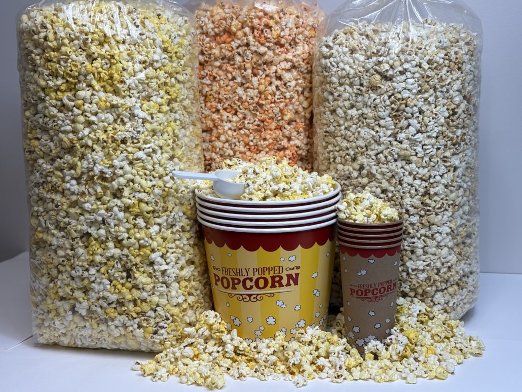 DIY Popcorn Buffet Supplies